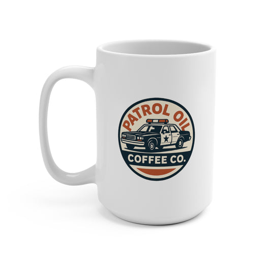 Vintage Patrol Oil Coffee 15oz Mug