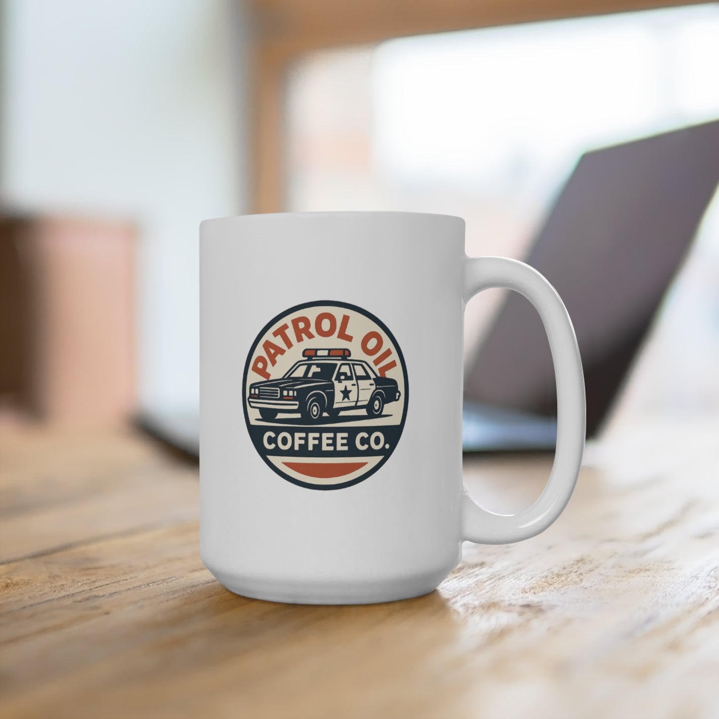 Vintage Patrol Oil Coffee 15oz Mug