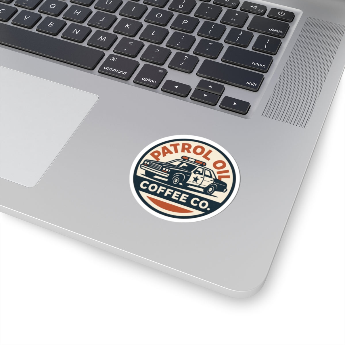 Vintage Patrol Car Sticker