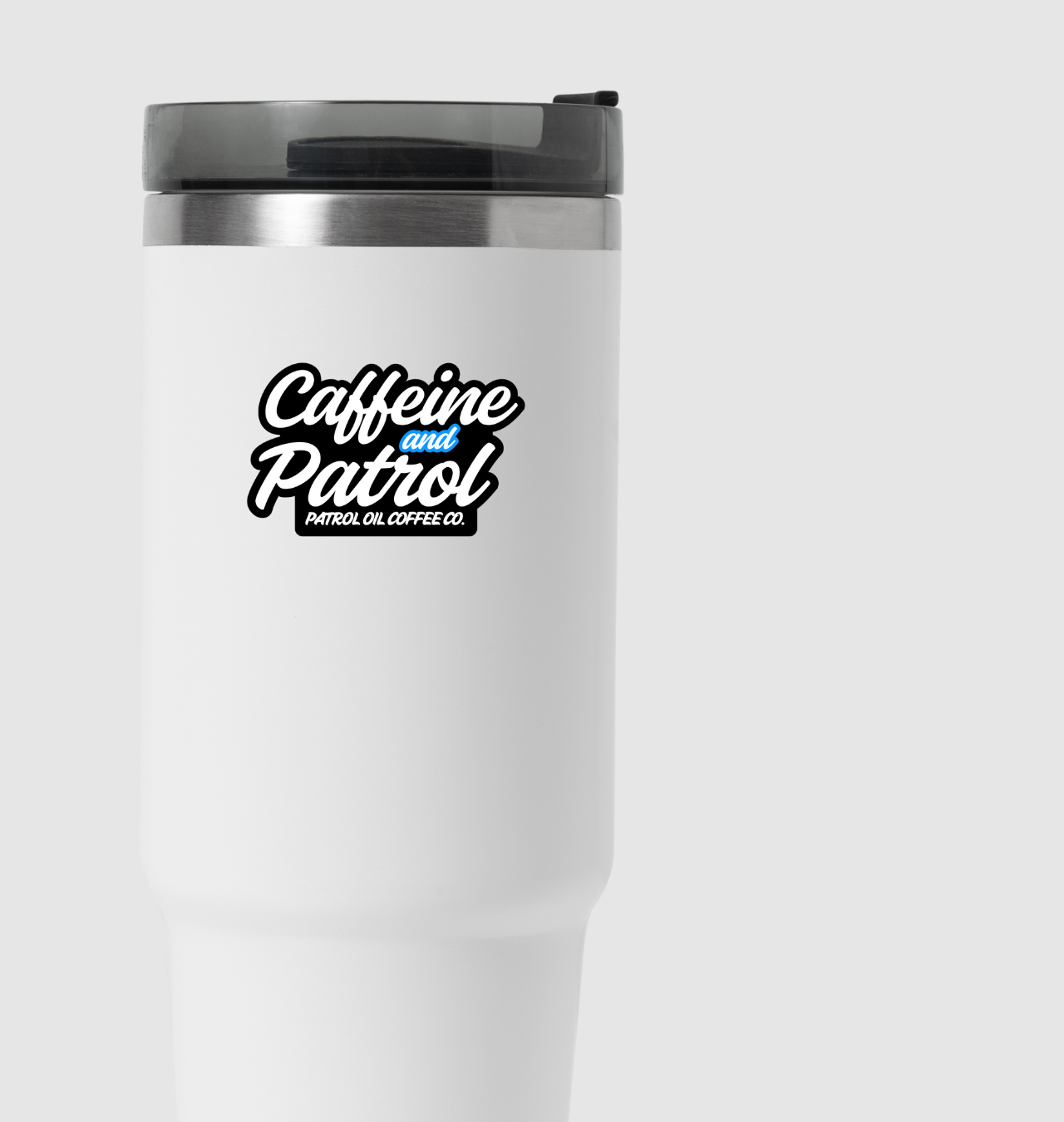 Caffeine and Patrol Sticker