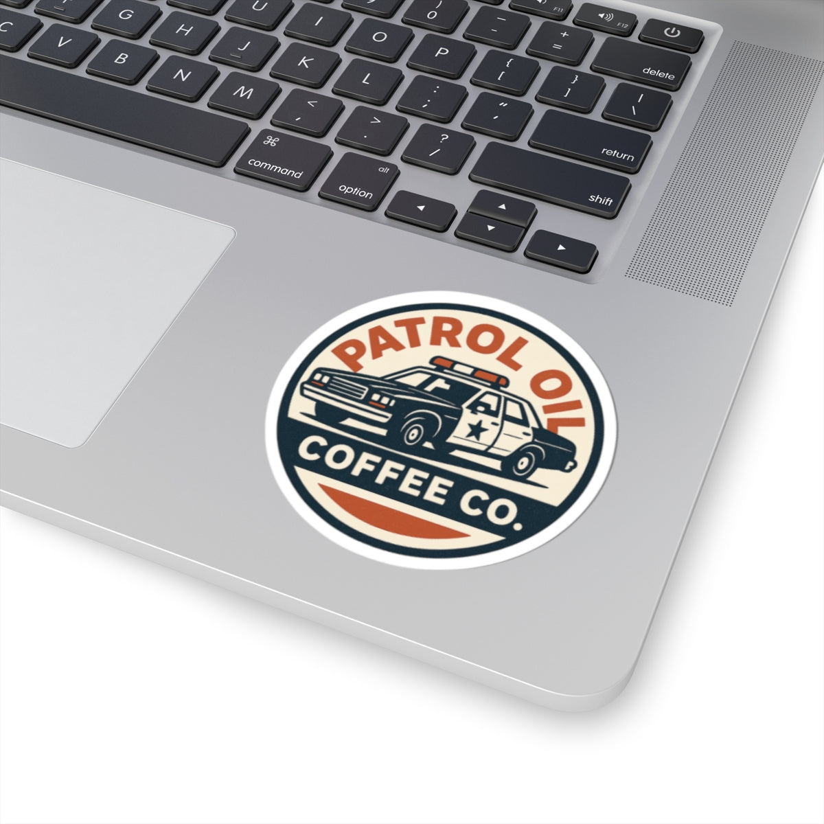 Vintage Patrol Car Sticker