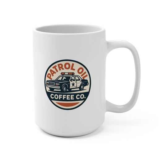 Vintage Patrol Oil Coffee 15oz Mug